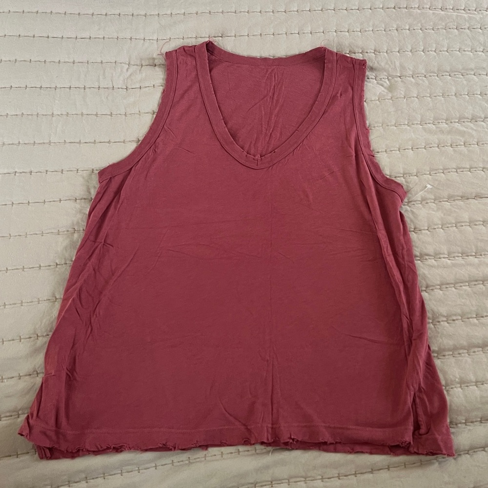 Current / Elliott distressed knit tank
